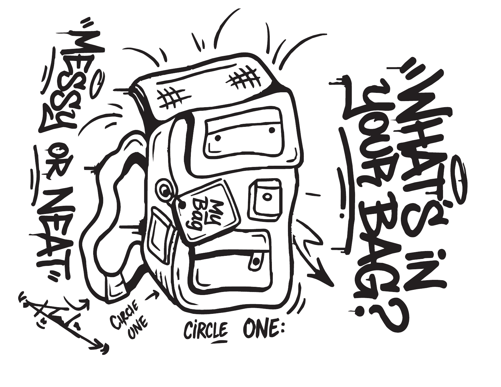 Monkey Mind Graffiti Book page