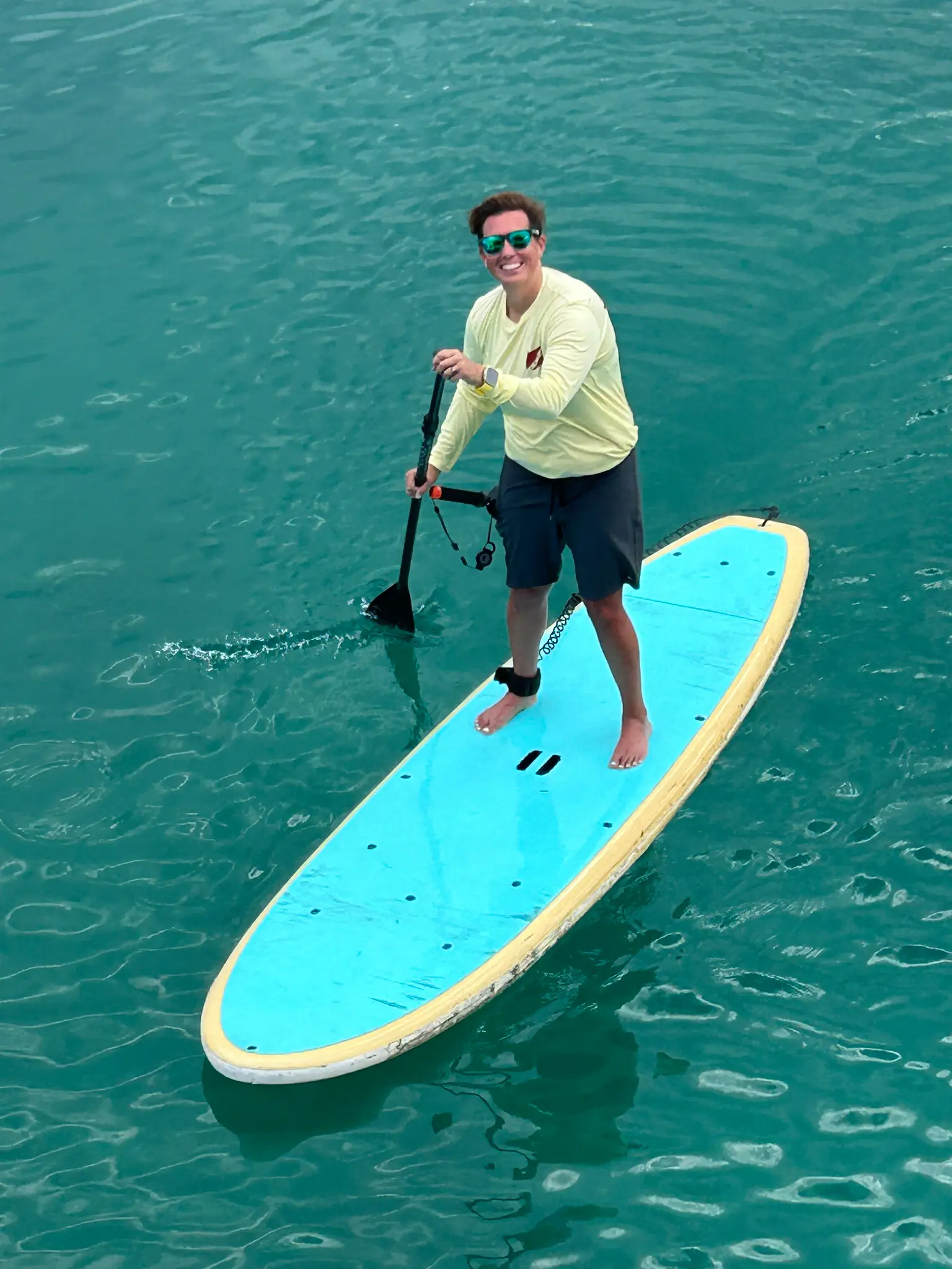Trudy Beicht paddleboarding