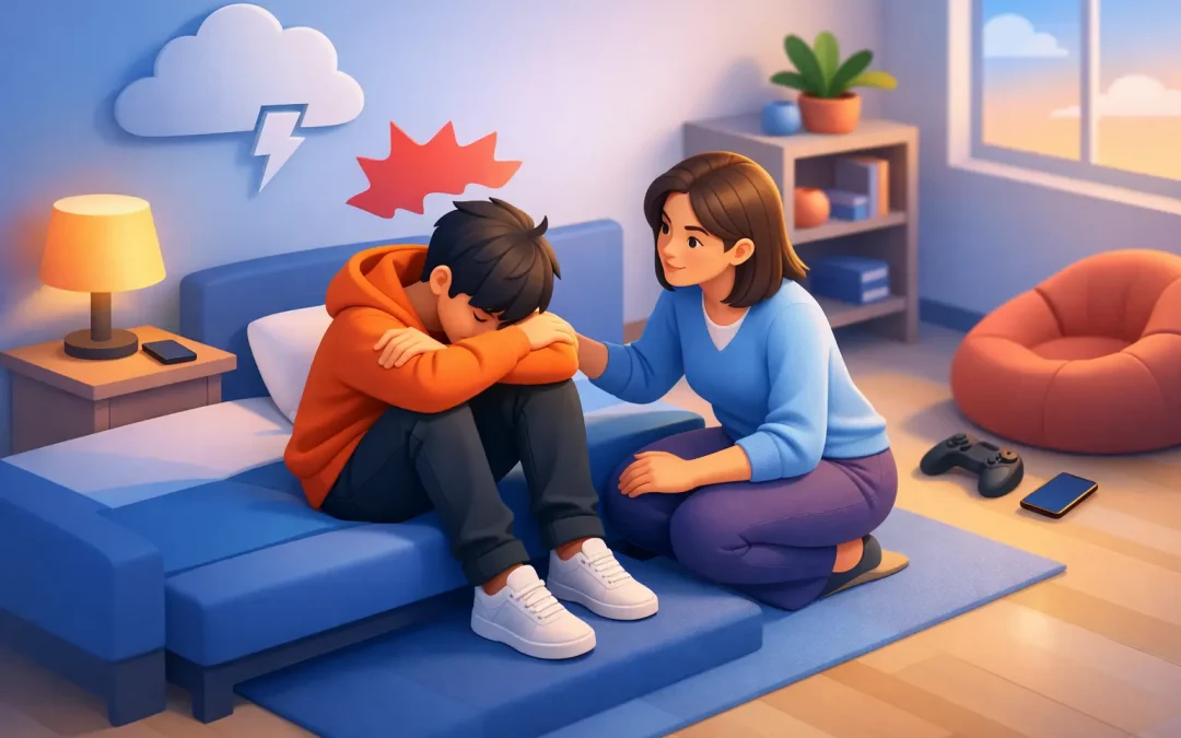Supporting Teens After Angry Outbursts